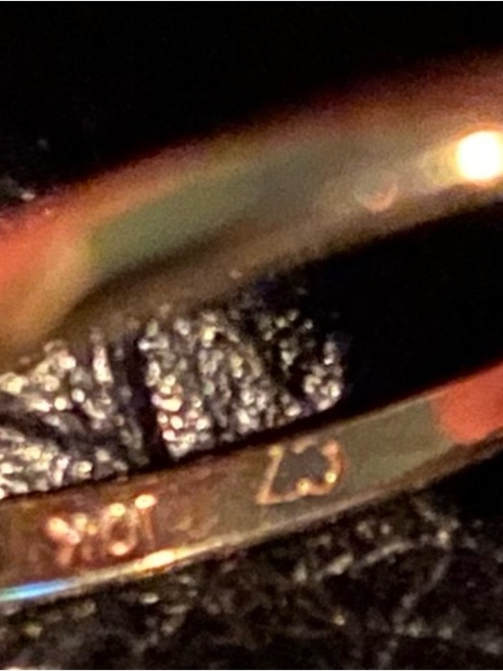 10 K Marquise-Cut CZ Three-Stone Ring in Clear Crystal size 7 - Picture 6 of 6